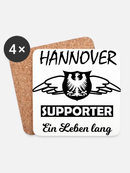 Die Fans aus Hannover - Untersetzer (4er-Set) - Weiß