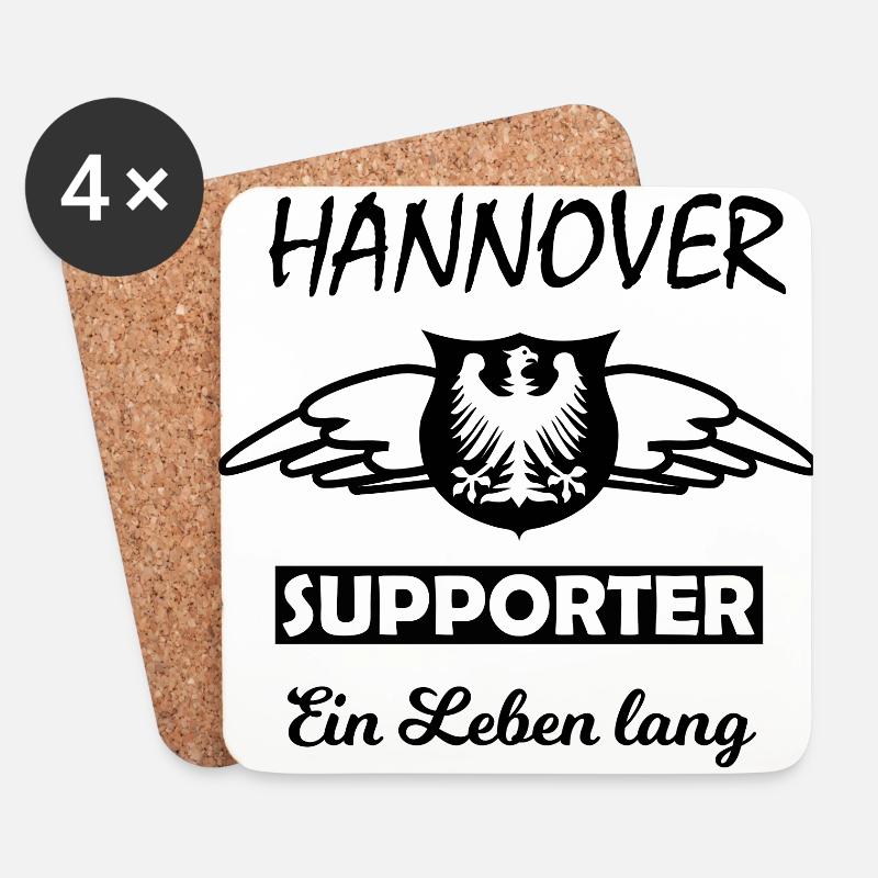 Die Fans aus Hannover - Untersetzer (4er-Set) - Weiß