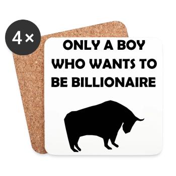 The American Dream - Coasters (set of 4) - white - Front