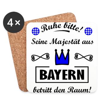 Die Süddeutschen - Untersetzer (4er-Set) - Weiß - Vorne