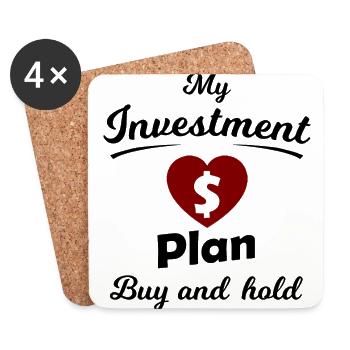 The Dollar Investor - Coasters (set of 4) - white - Front
