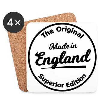The English - Coasters (set of 4) - white - Front