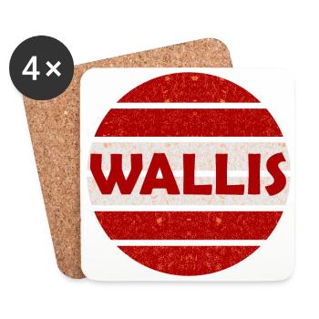 The homeland of Valais - Coasters (set of 4) - white - Front