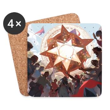 The Celebration of the Sun ☀ - Coasters (set of 4) - white - Front