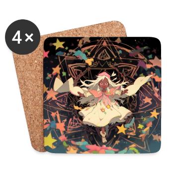 The Solar Oracle - Coasters (set of 4) - white - Front