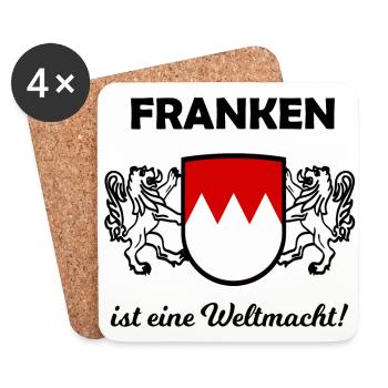 The Franks Are Coming - Coasters (set of 4) - white - Front