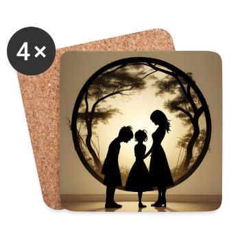 Mother's Day Magic Merch - Coasters (set of 4) - white - Front