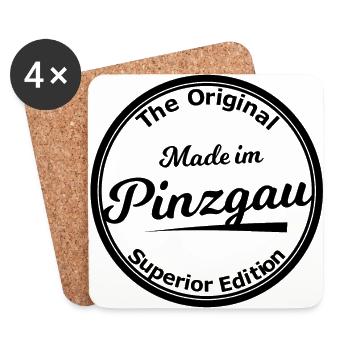 Die Pinzgauer Bubn - Untersetzer (4er-Set) - Weiß - Vorne