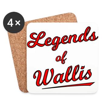 The legends of Valais - Coasters (set of 4) - white - Front