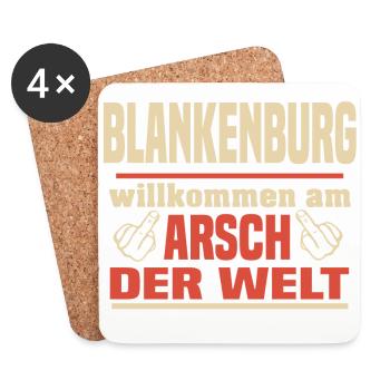 Blankenburg - Untersetzer (4er-Set) - Weiß - Vorne