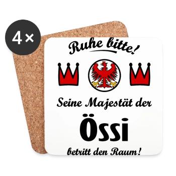 Les Majestés autrichiennes - Dessous de verre (lot de 4) - blanc - Devant