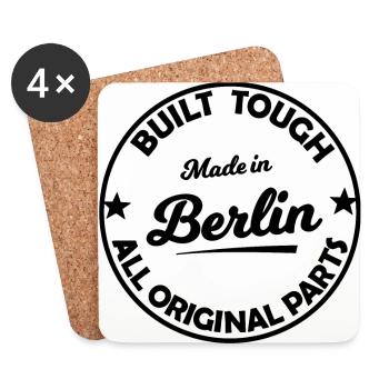 Die Heimat in Berlin - Untersetzer (4er-Set) - Weiß - Vorne