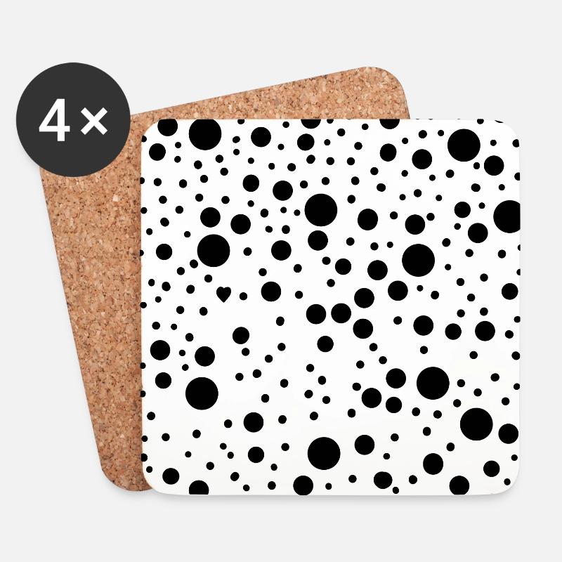 Points - Coasters (set of 4) - white