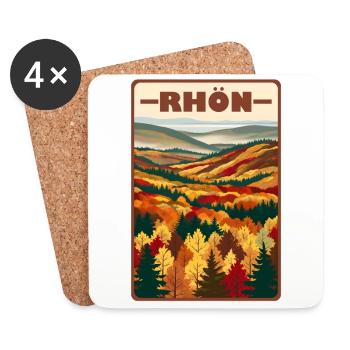 Rhoen Rhön - Untersetzer (4er-Set) - Weiß - Vorne