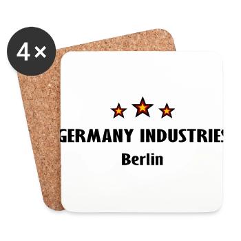 Berlin Industry Germany - Coasters (set of 4) - white - Front