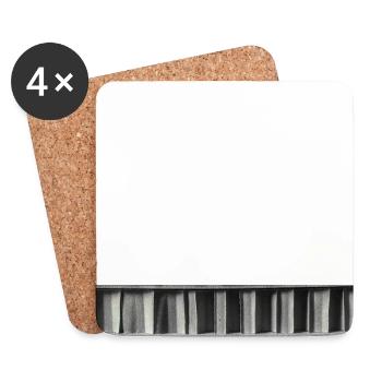 Inner Journey - Coasters (set of 4) - white - Front