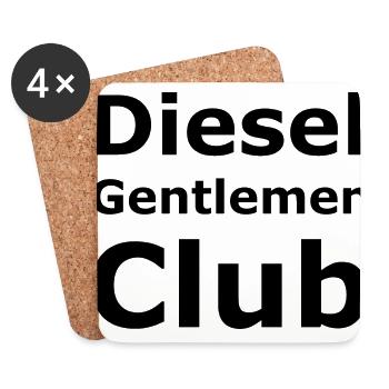Die Diesel Fahrer - Untersetzer (4er-Set) - Weiß - Vorne