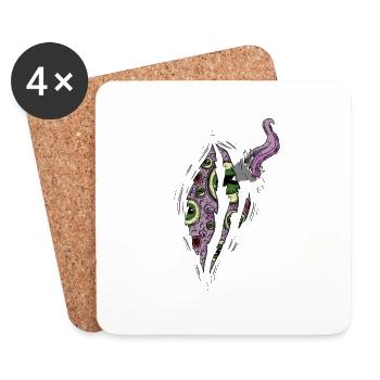 shogoth - Coasters (set of 4) - white - Front