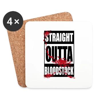 Outta Bloodstock - Coasters (set of 4) - white - Front
