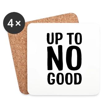 Up To No Good - Coasters (set of 4) - white - Front