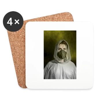 Photography in Pandemic - Coasters (set of 4) - white - Front