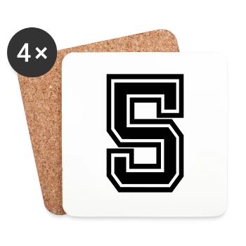 5 - Untersetzer (4er-Set) - Weiß - Vorne