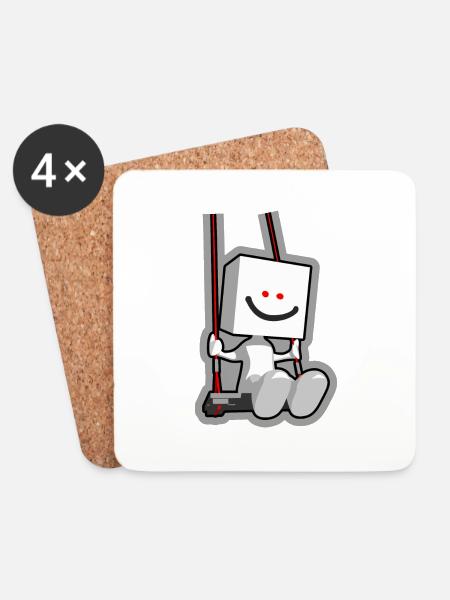 swing - Coasters (set of 4) - white