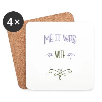 forester birthday present idea sayings geek - Untersetzer (4er-Set) - Weiß - Vorne