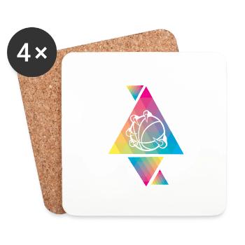 Fantasy sports Pride - Untersetzer (4er-Set) - Weiß - Vorne