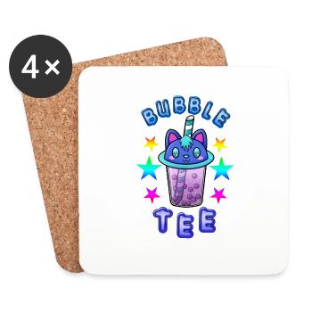 Bubble Tee - Untersetzer (4er-Set) - Weiß - Vorne