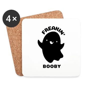 FREAKIN BOOBY - Dessous de verre (lot de 4) - blanc - Devant