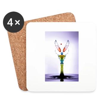 angel - Dessous de verre (lot de 4) - blanc - Devant