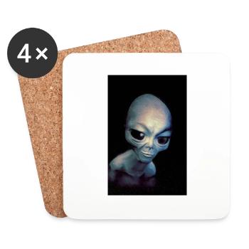 Alien - Coasters (set of 4) - white - Front