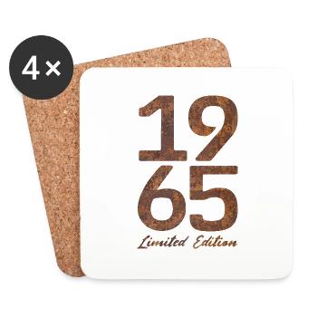 1965 Limited Edition in Rust Look - Coasters (set of 4) - white - Front