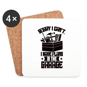 Craftsmen Mechanics Tools Locksmiths Crafts - Coasters (set of 4) - white - Front