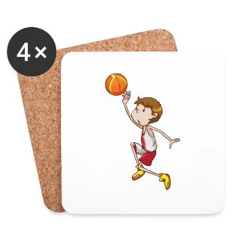 Ballsport - Untersetzer (4er-Set) - Weiß - Vorne