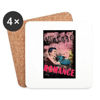 VINTAGE ROMANCE 2 By Yume Origins - Coasters (set of 4) - white - Front