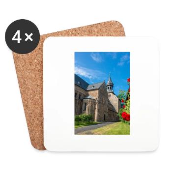 église paroissiale Saint-Pierre et Paul Goslar - Dessous de verre (lot de 4) - blanc - Devant
