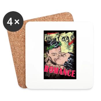 VINTAGE ROMANCE 3 B y Yume Origins - Coasters (set of 4) - white - Front