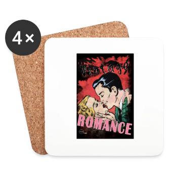 VINTAGE ROMANCE 4 BIS - Dessous de verre (lot de 4) - blanc - Devant