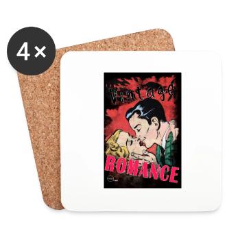 VINTAGE ROMANCE 4 By Yume Origins - Coasters (set of 4) - white - Front