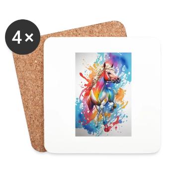 DreamShaper - Dessous de verre (lot de 4) - blanc - Devant