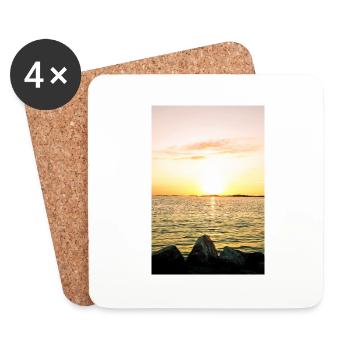 ocean - Coasters (set of 4) - white - Front
