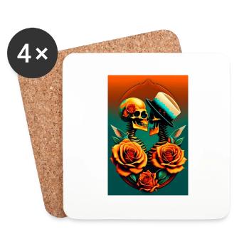 Infinite Love - Coasters (set of 4) - white - Front