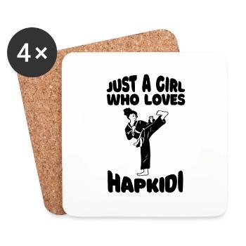 Hapkido, Karate, Martial Arts, Judo, Aikido, Martial Arts - Coasters (set of 4) - white - Front