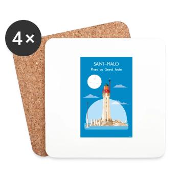 LIGHTHOUSE OF THE GREAT GARDEN - Coasters (set of 4) - white - Front