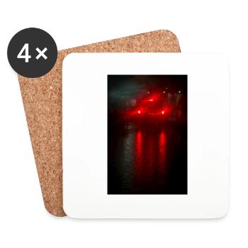 Donnez-moi un frein - Dessous de verre (lot de 4) - blanc - Devant