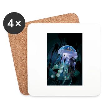 The Raft - Coasters (set of 4) - white - Front