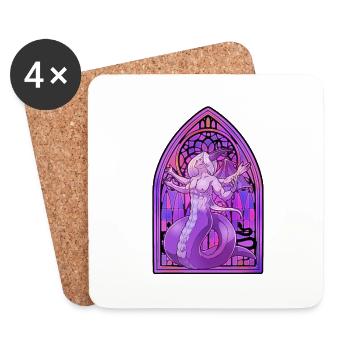 Stained Glass Fulgrim - Coasters (set of 4) - white - Front