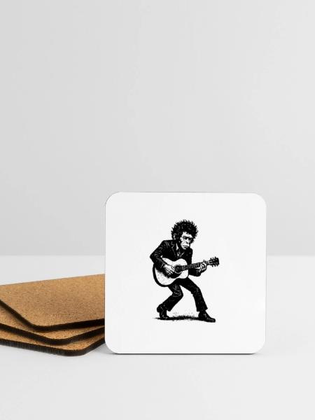 Singer Songwriter | The Monkey Dancer - Untersetzer (4er-Set) - Weiß - Vorne